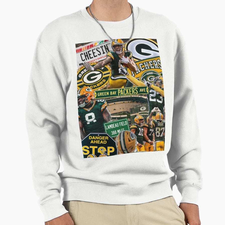 Go Pack Go Sweatshirt - Graphic Print Unisex - T-Shirt, Sweatshirt, Hoodie