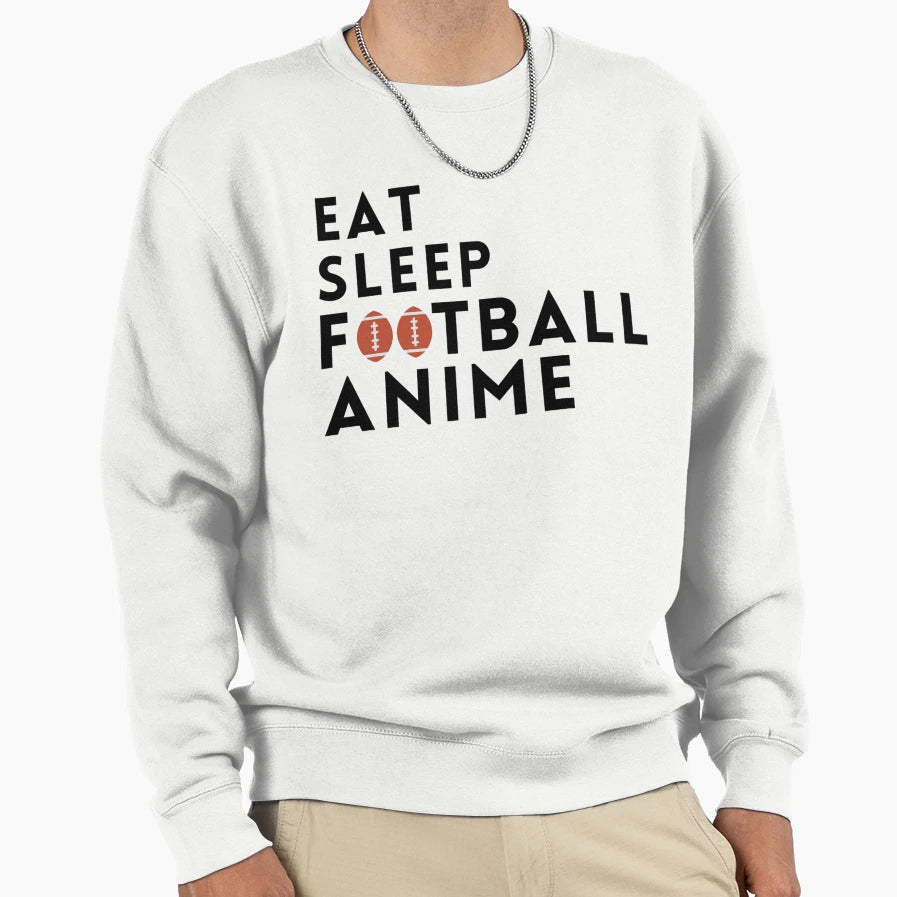 Eat Sleep Football Great Gift Sweatshirt - Custom Art Print Unisex - T-Shirt, Sweatshirt, Hoodie