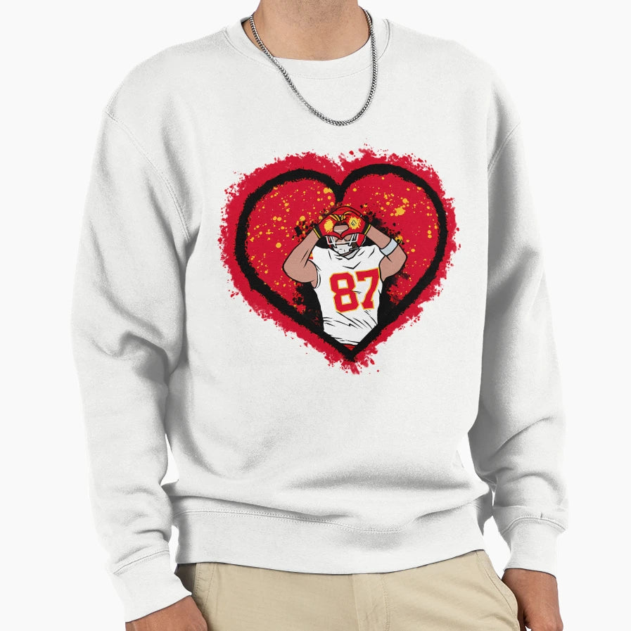 TK Heart Celebration Sweatshirt - Casual Everyday Wear Unisex - T-Shirt, Sweatshirt, Hoodie