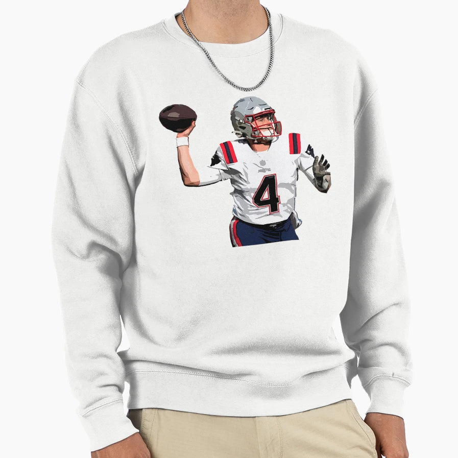 Bailey Zappe Sweatshirt - Novelty Apparel for Adults - T-Shirt, Sweatshirt, Hoodie