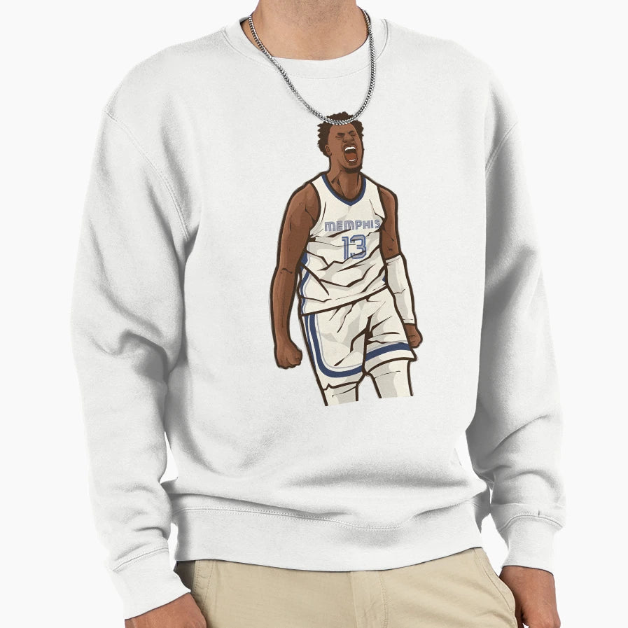 Jaren Jackson Jr Celebration Cartoon Sweatshirt - Novelty Apparel Unisex - T-Shirt, Sweatshirt, Hoodie