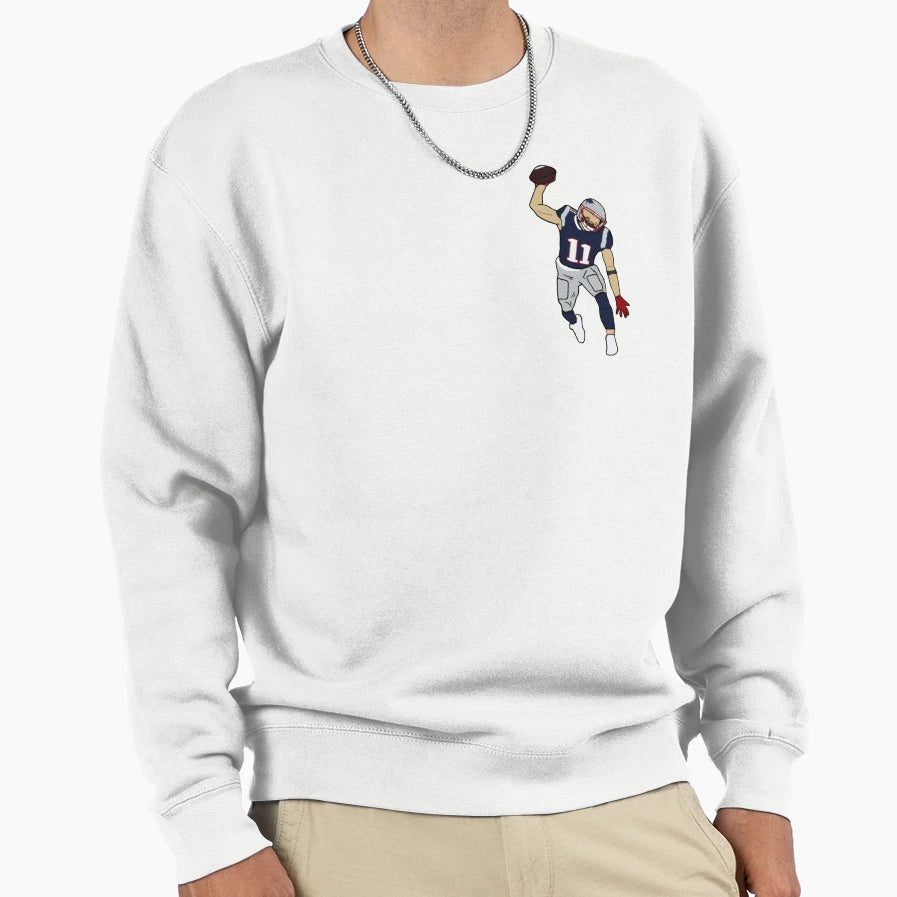 Julian Edelman Sweatshirt - Novelty Apparel for Adults - T-Shirt, Sweatshirt, Hoodie