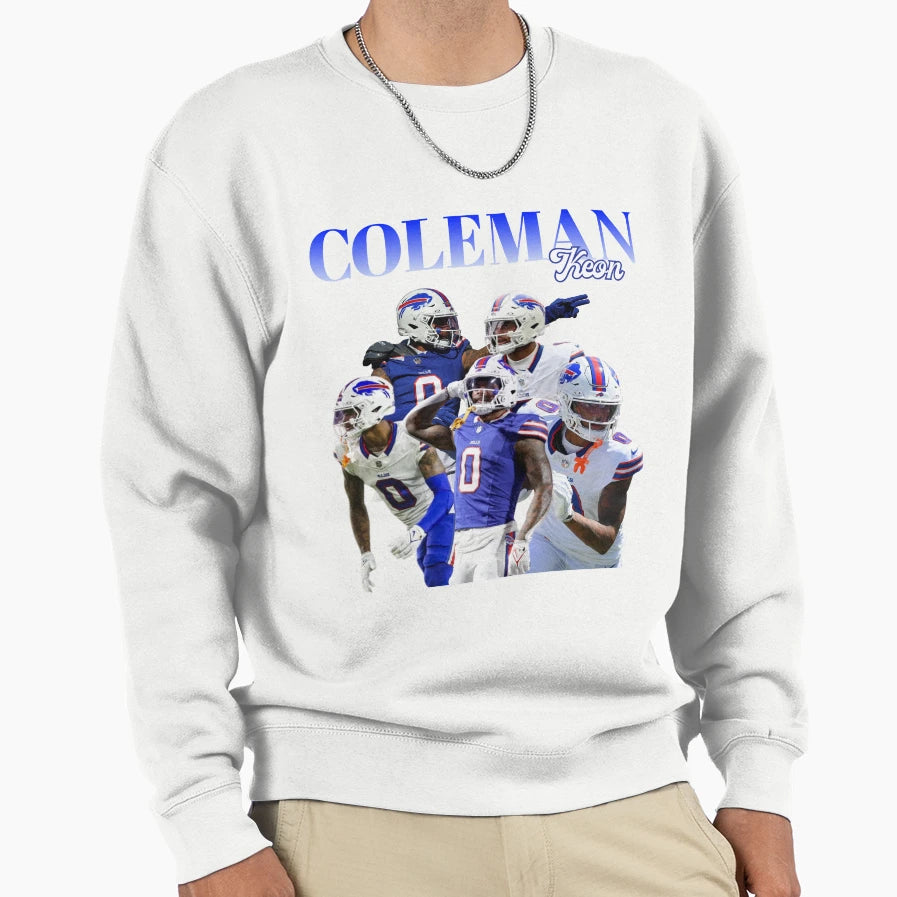 Keon Coleman Bills Sweatshirt - Aesthetic Graphic Unisex - T-Shirt, Sweatshirt, Hoodie