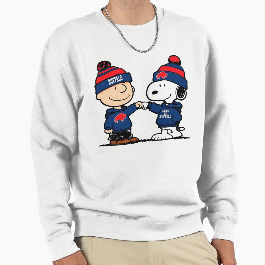 Snoopy Buffalo Bills Sweatshirt - Unique Graphic Unisex - T-Shirt, Sweatshirt, Hoodie