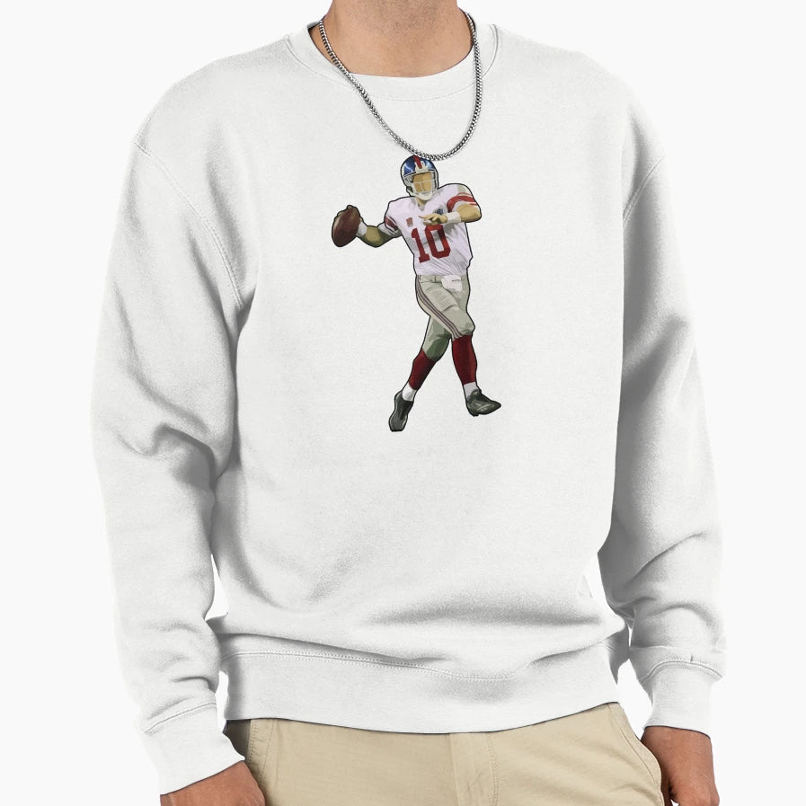 Eli Manning 10 Legendary Passes Sweatshirt - Novelty Apparel Unisex - T-Shirt, Sweatshirt, Hoodie