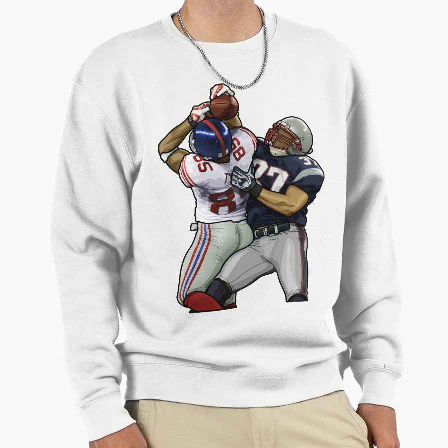 David Tyree Helmet Catch Sweatshirt - Trendy Graphic Unisex - T-Shirt, Sweatshirt, Hoodie