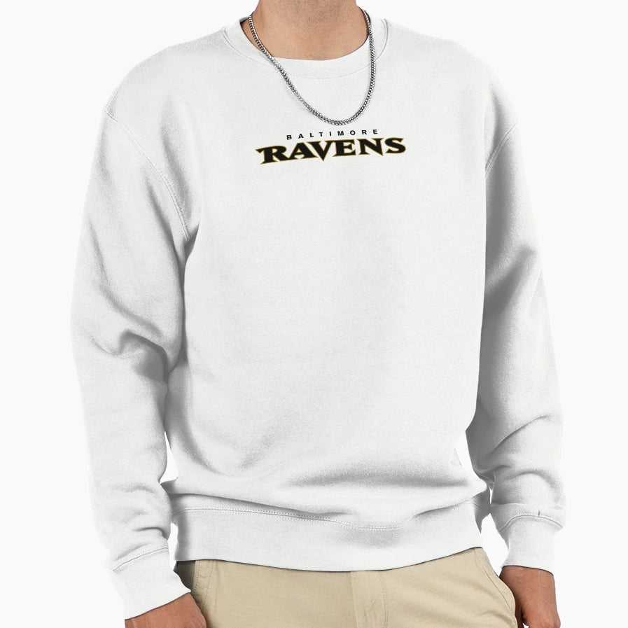 Ravens Wordmark Sweatshirt - Casual Everyday Wear for Adults - T-Shirt, Sweatshirt, Hoodie
