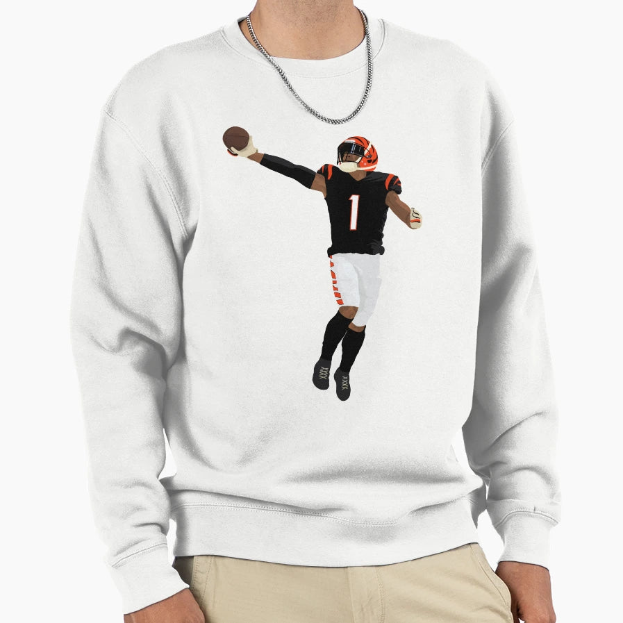 Jamarr Chase Sweatshirt - Trendy Graphic Unisex - T-Shirt, Sweatshirt, Hoodie