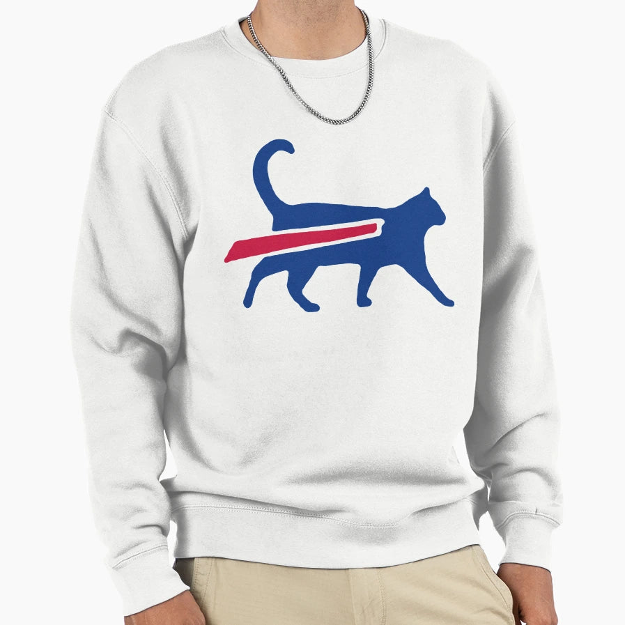 Cat Bills Is Buffalo Bills Funny Sweatshirt - Novelty Apparel Men Women - T-Shirt, Sweatshirt, Hoodie
