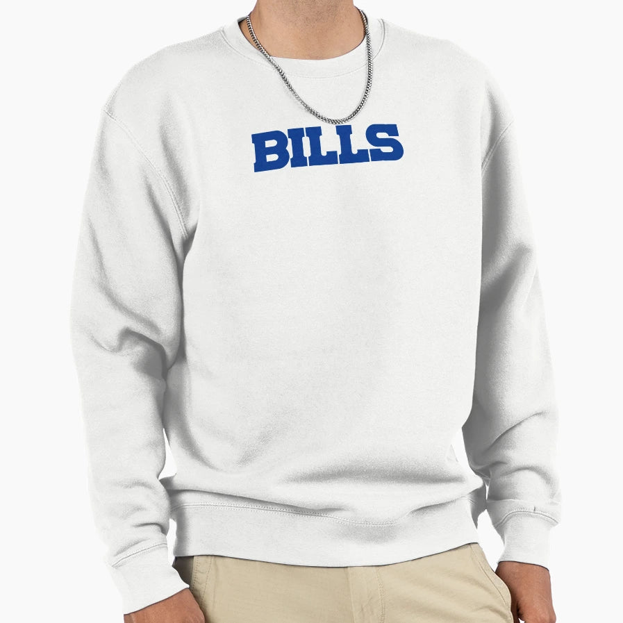 Bills Wordmark Sweatshirt - Minimalist Print Unisex - T-Shirt, Sweatshirt, Hoodie