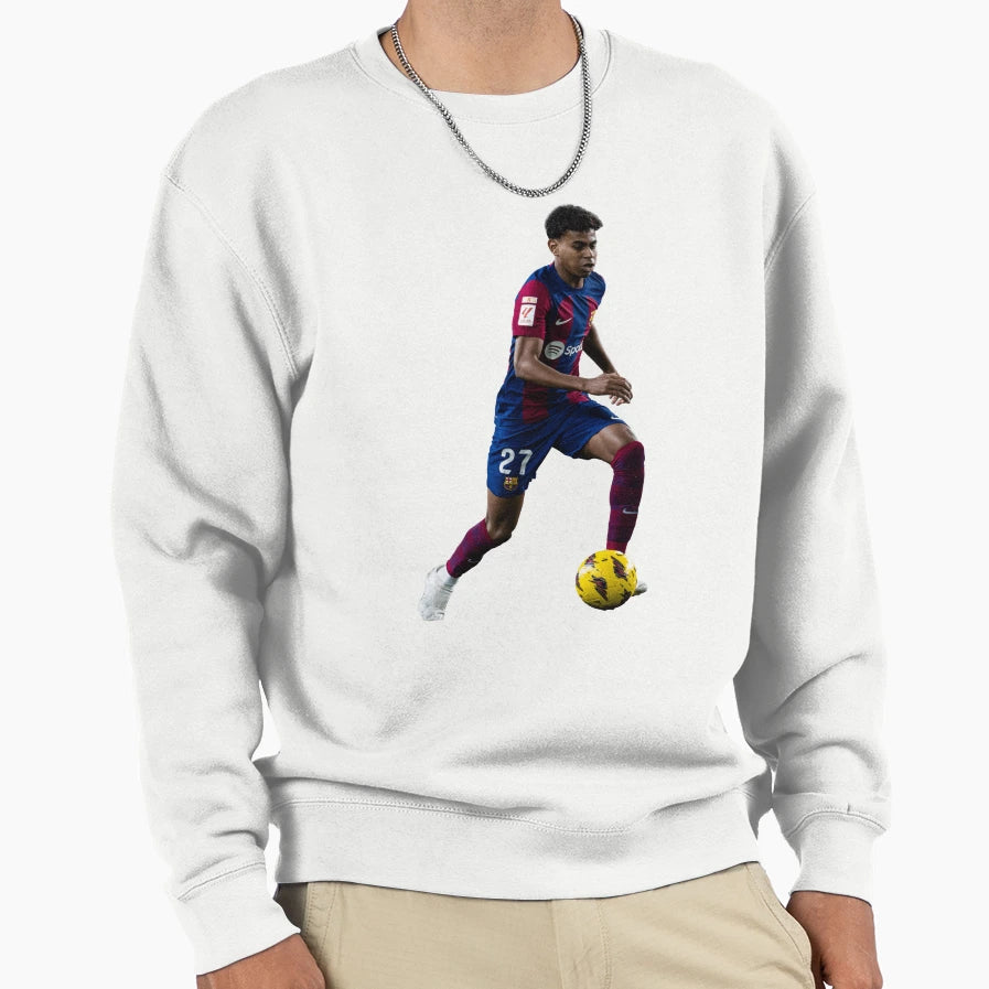 Lamine Yamal Barca Sweatshirt - Streetwear Style Unisex - T-Shirt, Sweatshirt, Hoodie