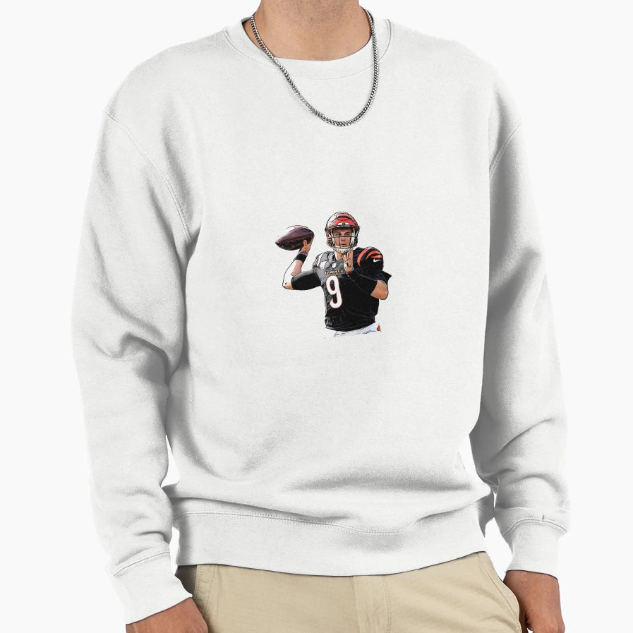 JB Brrr 9 Cincinnati Football Sweatshirt - Streetwear Style Unisex - T-Shirt, Sweatshirt, Hoodie