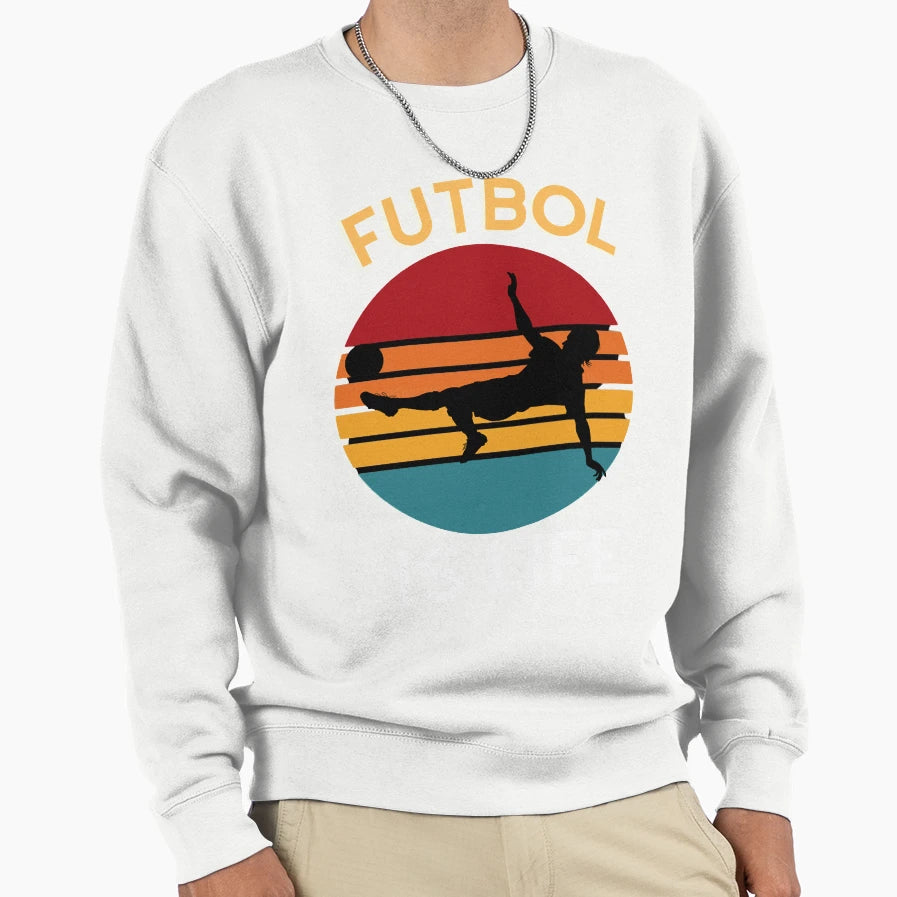 Awesome First Day Make Smile Futbol Sweatshirt - Novelty Apparel Men Women - T-Shirt, Sweatshirt, Hoodie