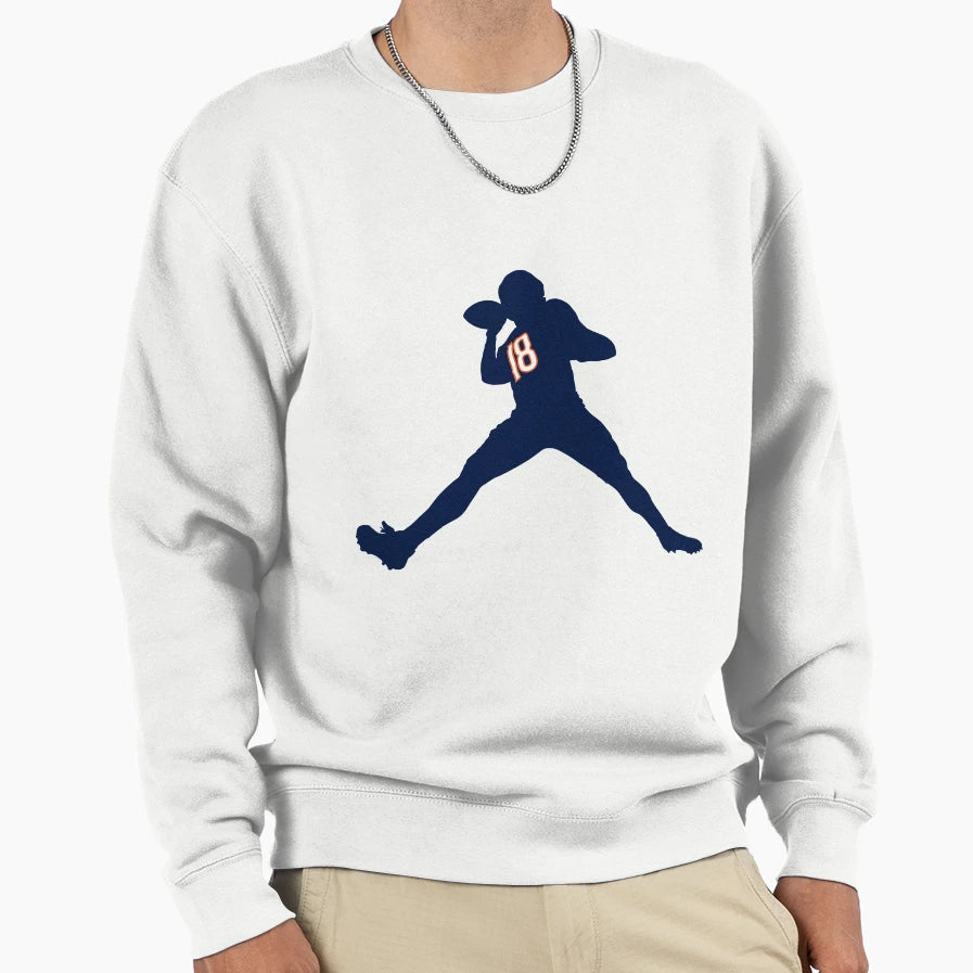 CW Navy Jumpman Logo Sweatshirt - Streetwear Style Men Women - T-Shirt, Sweatshirt, Hoodie