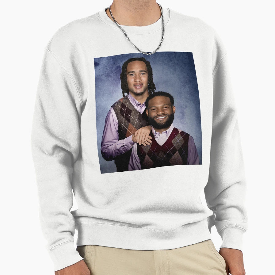 Cj Stroud Nico Collins Football Sweatshirt - Trendy Graphic for Adults - T-Shirt, Sweatshirt, Hoodie
