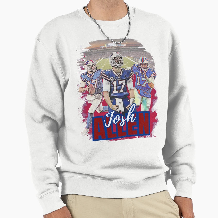 JA Buffalo Bills Nfl Football Art Sweatshirt - Aesthetic Graphic Unisex - T-Shirt, Sweatshirt, Hoodie