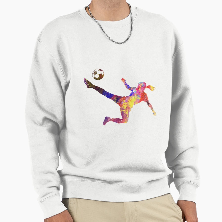 Kicking Ball Air Art I Sweatshirt - Aesthetic Graphic Unisex - T-Shirt, Sweatshirt, Hoodie