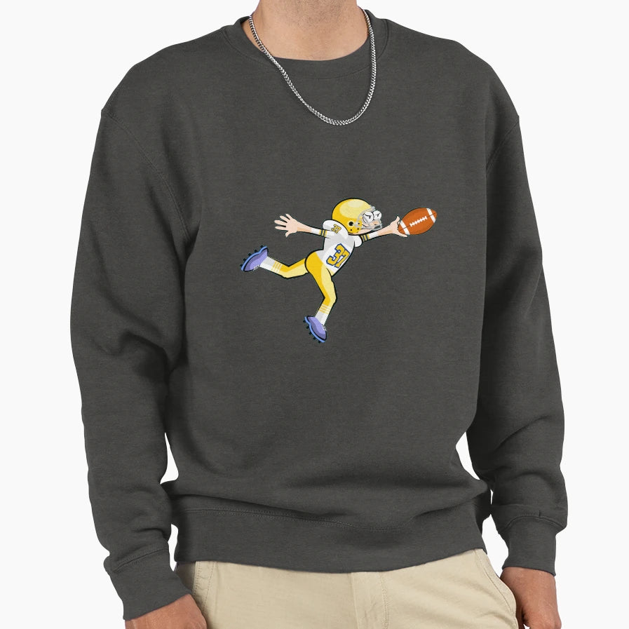 American Football Cartoon 24 41 Sweatshirt - Graphic Print Men Women - T-Shirt, Sweatshirt, Hoodie