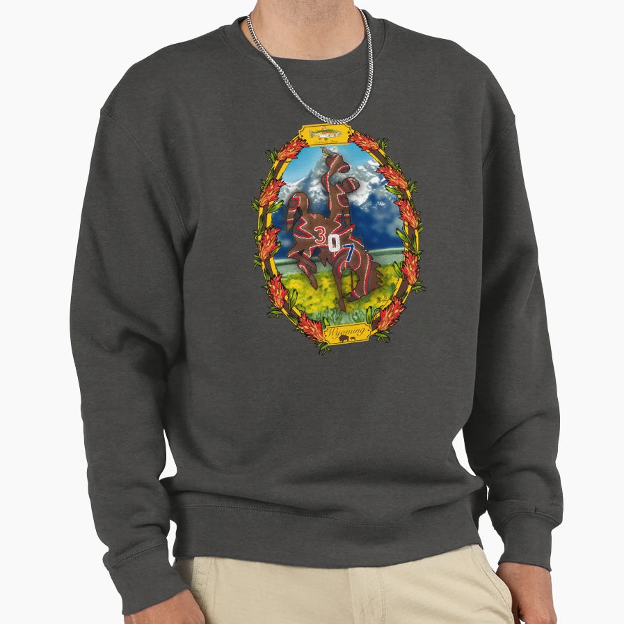 State Wyoming Sweatshirt - Trendy Graphic Men Women - T-Shirt, Sweatshirt, Hoodie