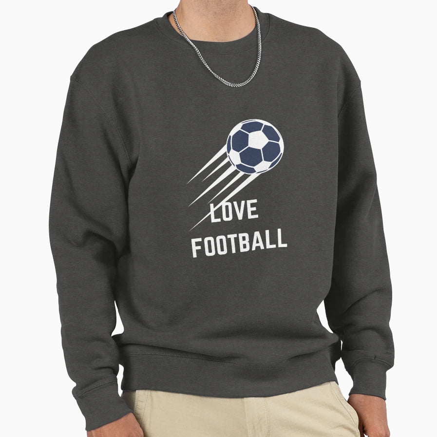 Love Football Sweatshirt - Custom Art Print for Adults - T-Shirt, Sweatshirt, Hoodie