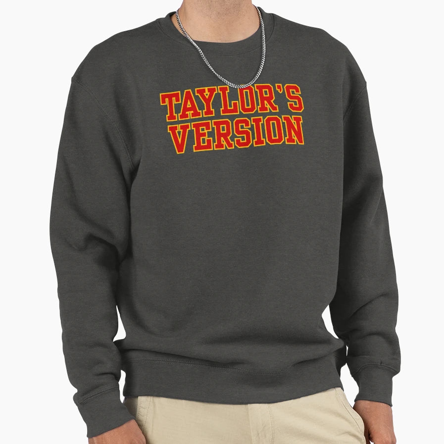 Taylors Version Chiefs Superbowl Sweatshirt - Streetwear Style Unisex - T-Shirt, Sweatshirt, Hoodie
