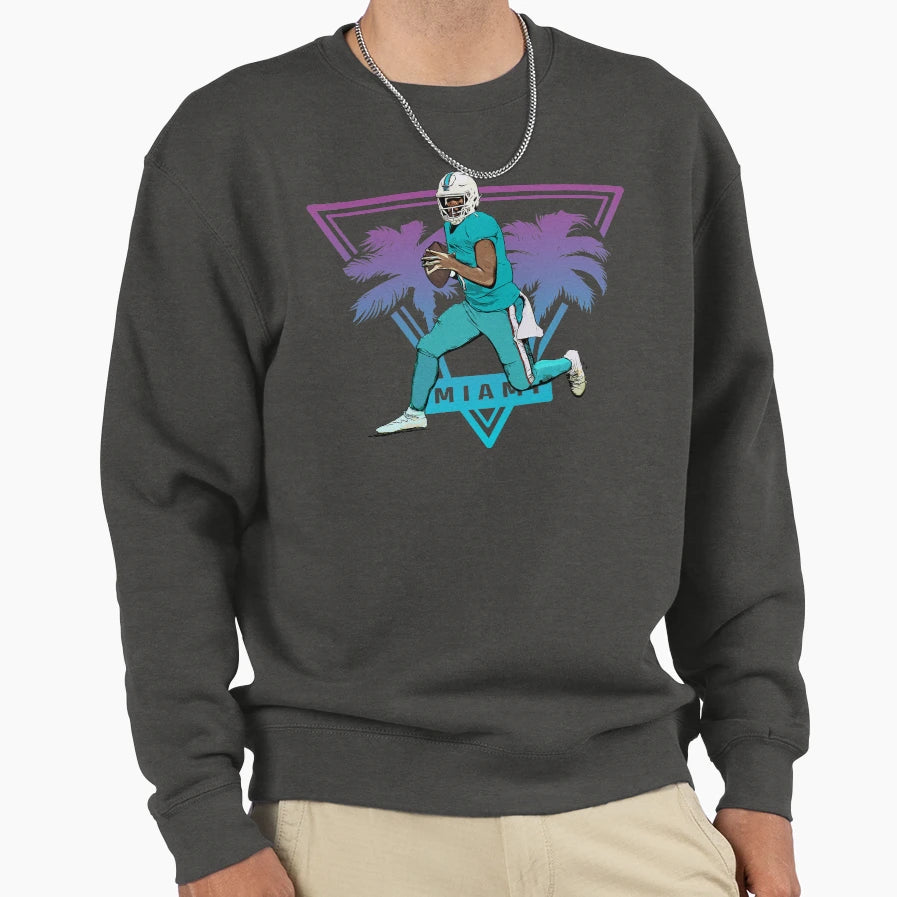 Miami Hype Sweatshirt - Casual Everyday Wear for Adults - T-Shirt, Sweatshirt, Hoodie