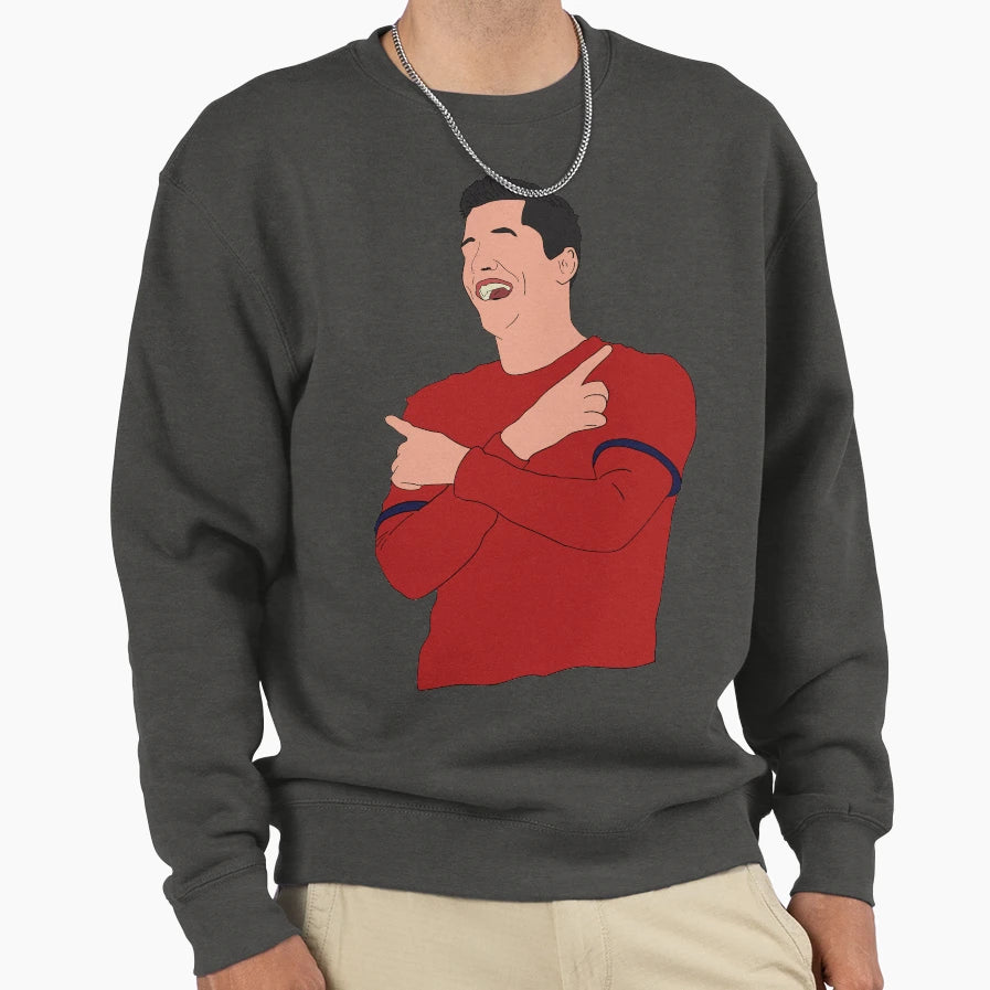 Robert Lewandowski Bayern Goal Sweatshirt - Aesthetic Graphic Men Women - T-Shirt, Sweatshirt, Hoodie