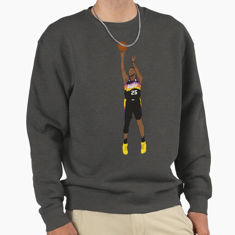 Mikal Bridges Jumper Phoenix Sweatshirt - Aesthetic Graphic Men Women - T-Shirt, Sweatshirt, Hoodie