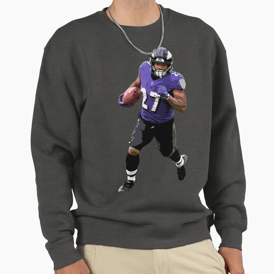 Jk Dobbins Sweatshirt - Streetwear Style Men Women - T-Shirt, Sweatshirt, Hoodie