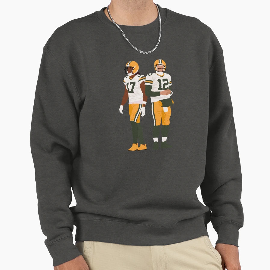 Davante Rodgers Illustration Sweatshirt - Custom Art Print Unisex - T-Shirt, Sweatshirt, Hoodie