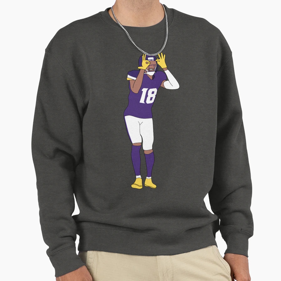 Jj18 Griddy Dance Gift Friends Sweatshirt - Aesthetic Graphic Men Women - T-Shirt, Sweatshirt, Hoodie
