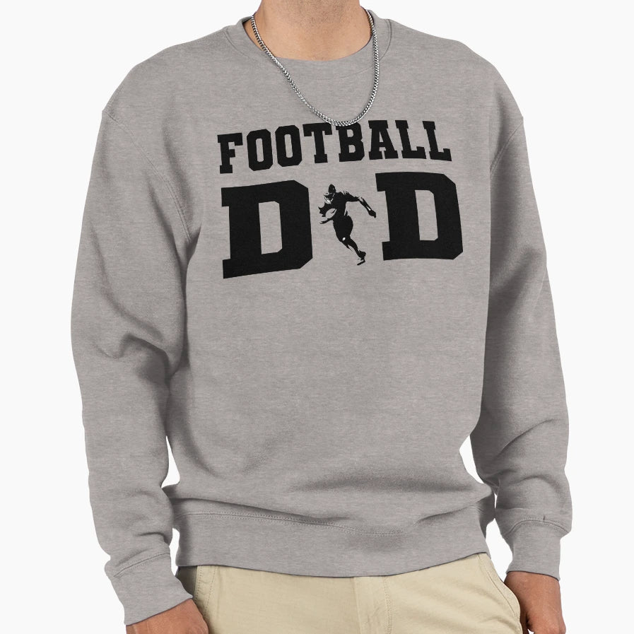 Football Dad Sweatshirt - Aesthetic Graphic Unisex - T-Shirt, Sweatshirt, Hoodie