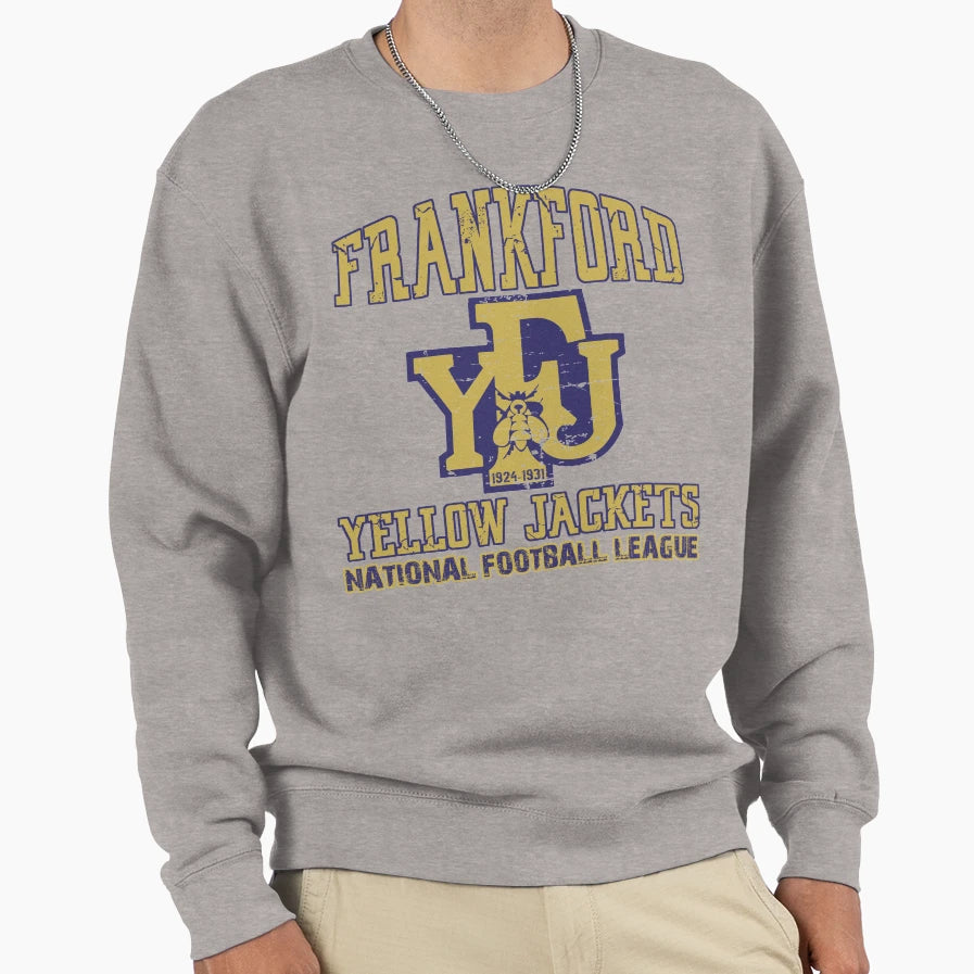 Frankford Yellow Jackets Sweatshirt - Minimalist Print for Adults - T-Shirt, Sweatshirt, Hoodie