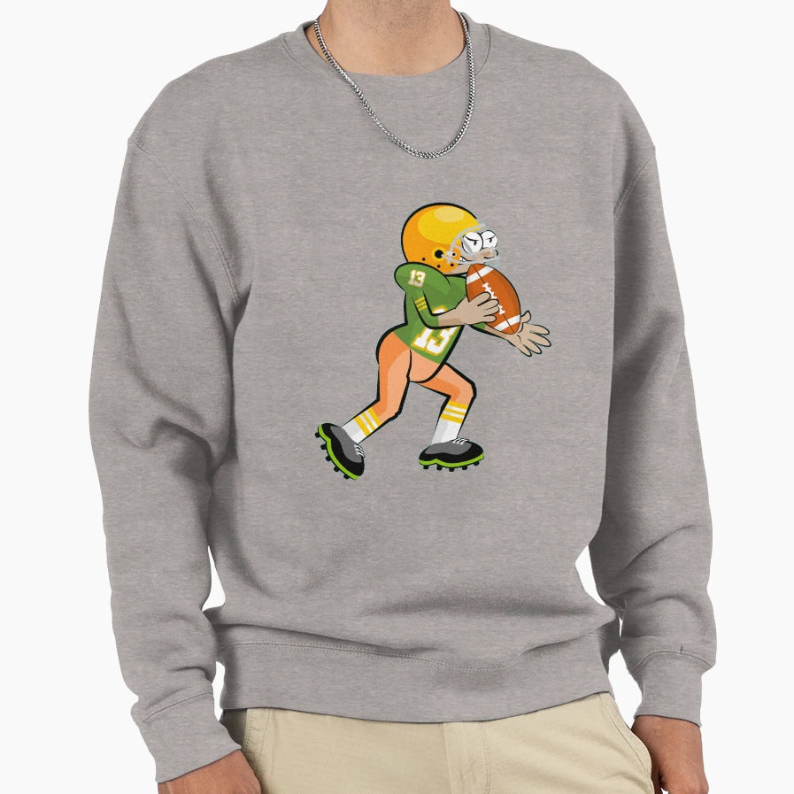 American Football Cartoon 22 41 Sweatshirt - Streetwear Style for Adults - T-Shirt, Sweatshirt, Hoodie