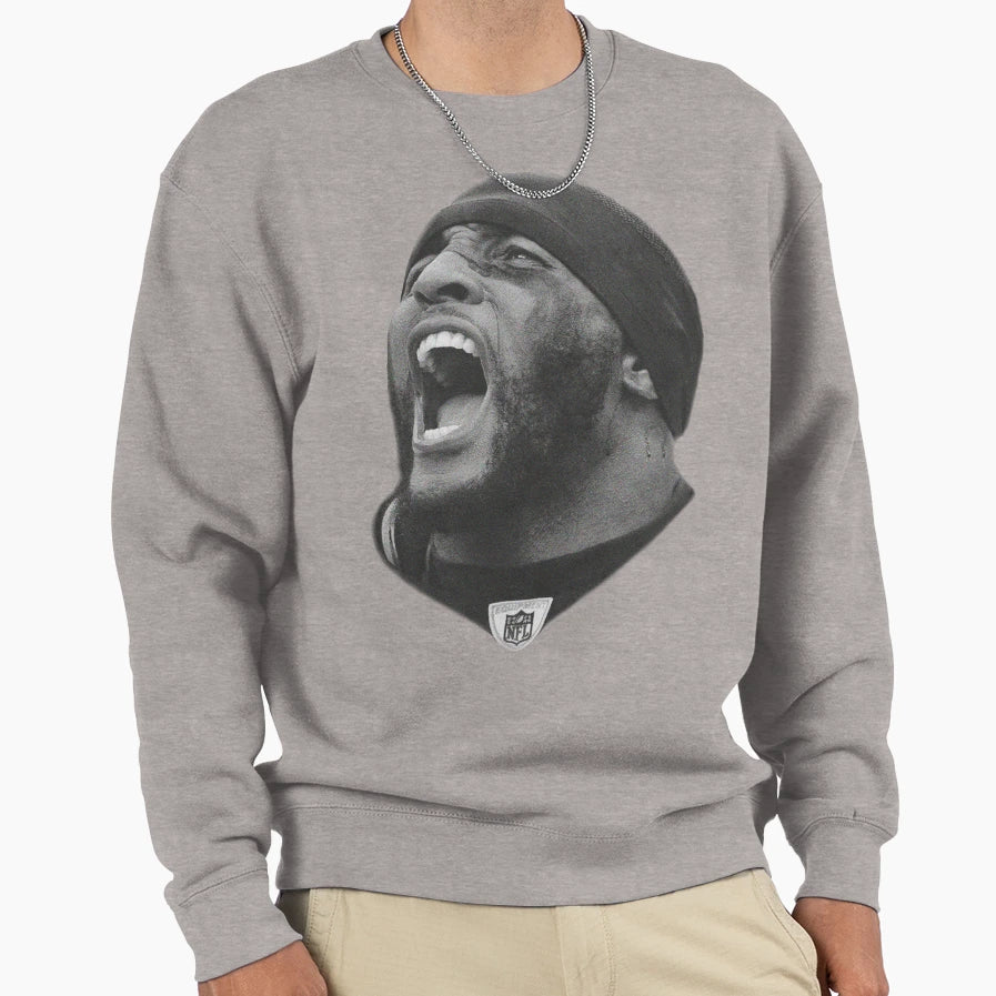 Ray Lewis Shout Sweatshirt - Graphic Print for Adults - T-Shirt, Sweatshirt, Hoodie