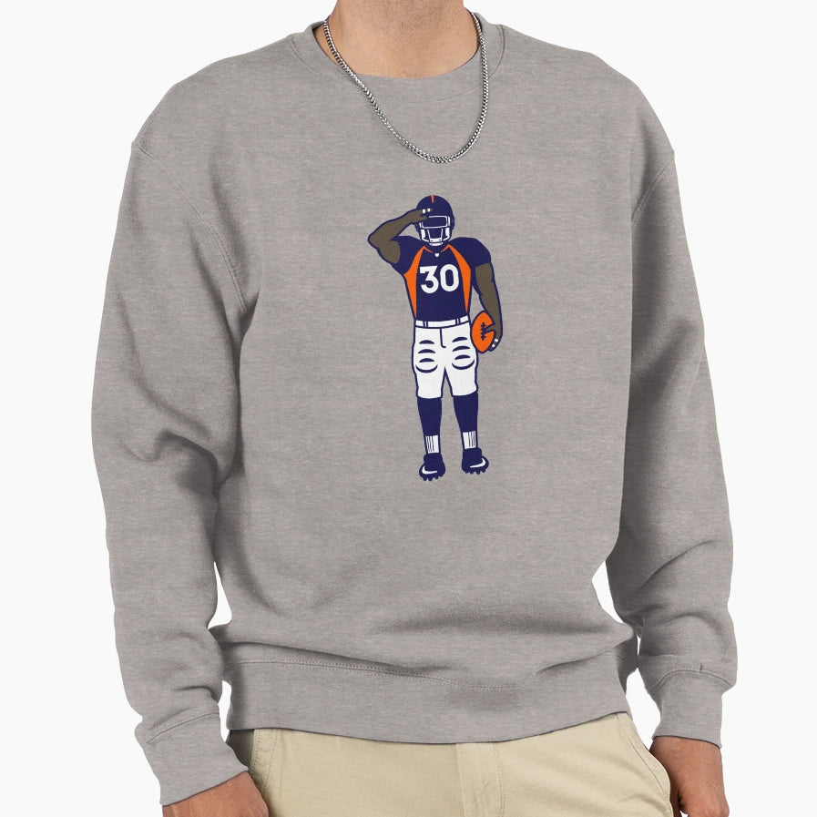 Mile High Salute Full Color Sweatshirt - Novelty Apparel for Adults - T-Shirt, Sweatshirt, Hoodie