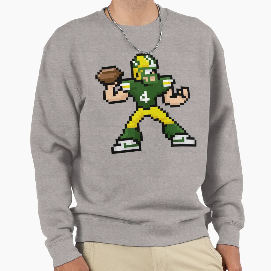 Megaman X Green Bay Sweatshirt - Minimalist Print Men Women - T-Shirt, Sweatshirt, Hoodie