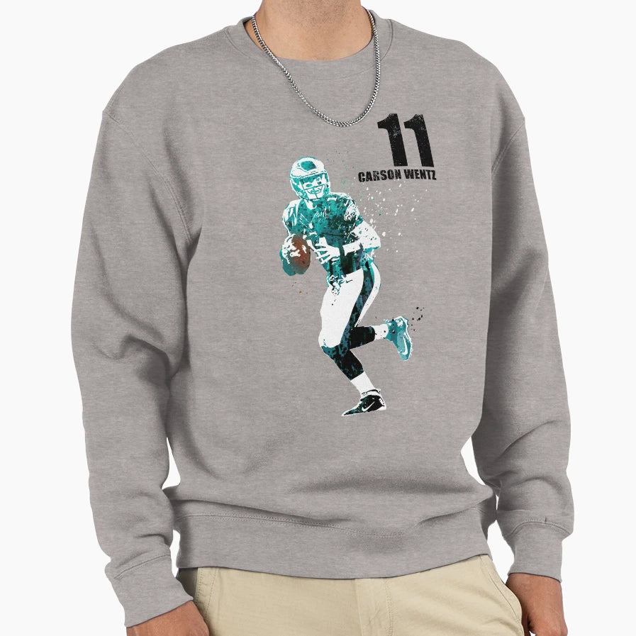 American Football Player Cw Sweatshirt - Streetwear Style Men Women - T-Shirt, Sweatshirt, Hoodie