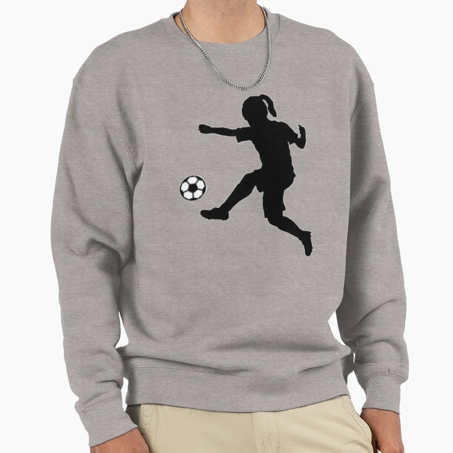 Soccer Player Sweatshirt - Graphic Print Men Women - T-Shirt, Sweatshirt, Hoodie