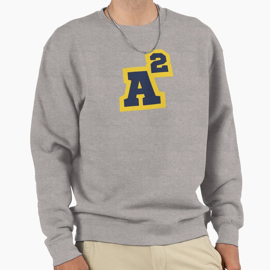 Ann Arbor A2 Sweatshirt - Minimalist Print for Adults - T-Shirt, Sweatshirt, Hoodie