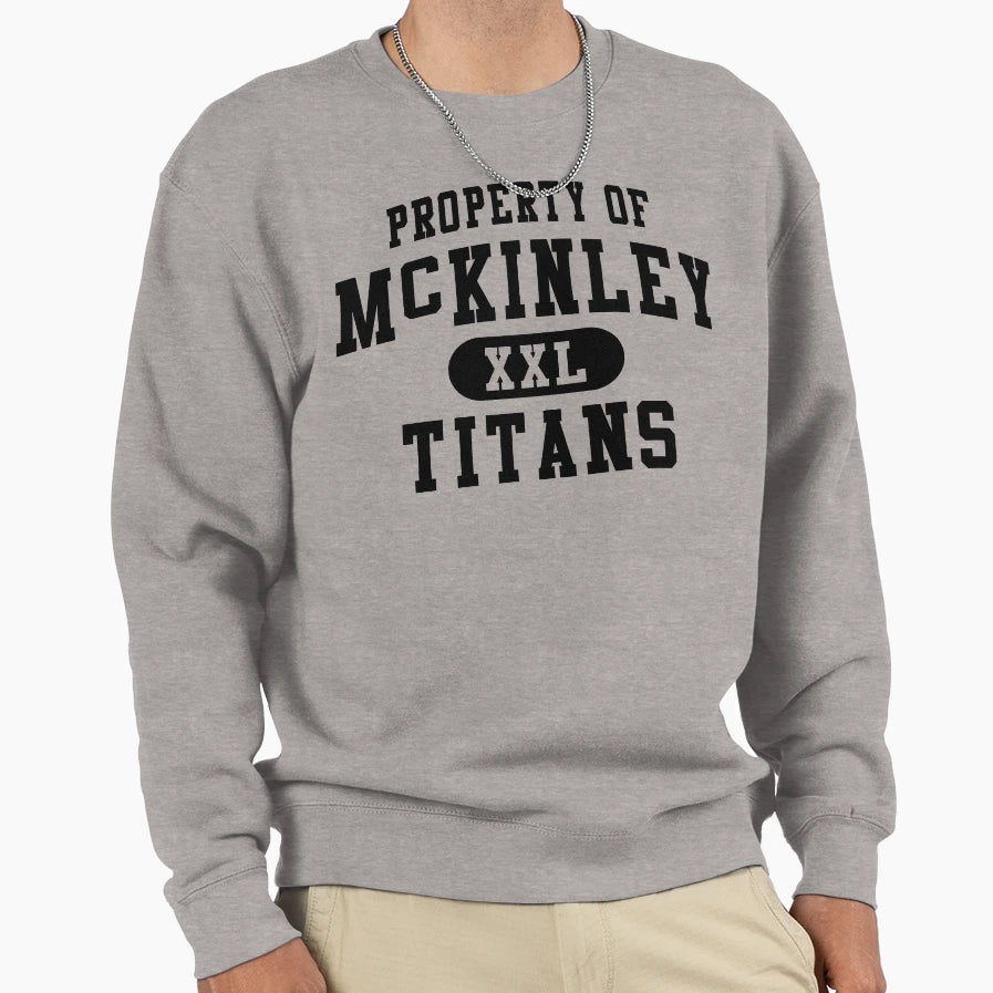 Glee Mckinley Titans Black Sweatshirt - Minimalist Print Unisex - T-Shirt, Sweatshirt, Hoodie