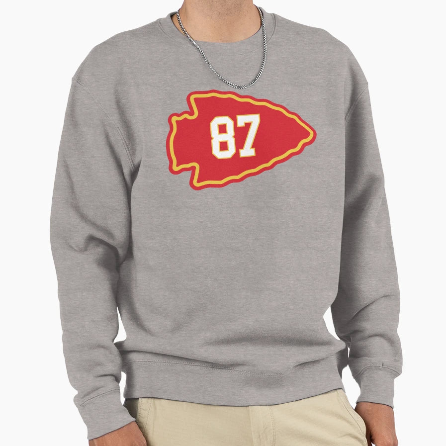 87 Kelce Sweatshirt - Aesthetic Graphic for Adults - T-Shirt, Sweatshirt, Hoodie