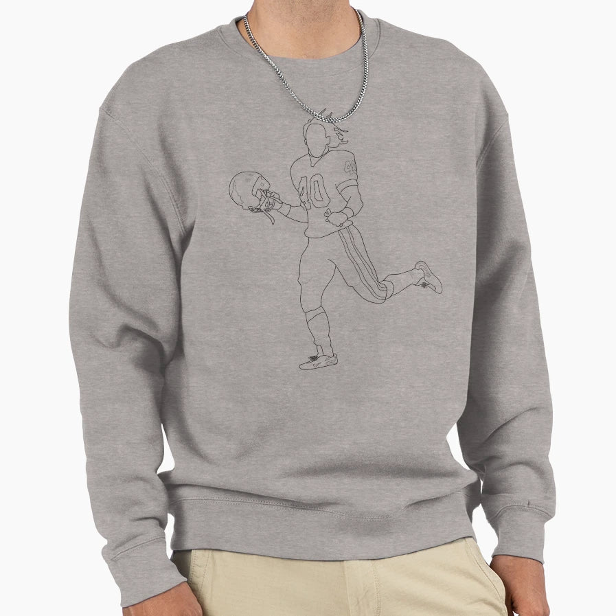 Pat Tillman Sweatshirt - Minimalist Print for Adults - T-Shirt, Sweatshirt, Hoodie