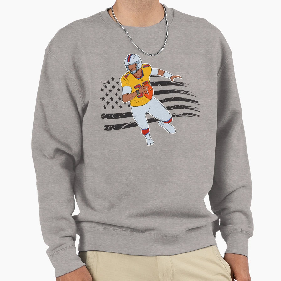 American Football Funny Sweatshirt - Casual Everyday Wear Unisex - T-Shirt, Sweatshirt, Hoodie