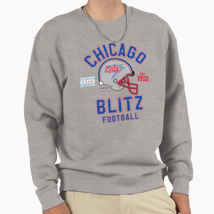 Chicago Blitz Sweatshirt - Novelty Apparel for Adults - T-Shirt, Sweatshirt, Hoodie