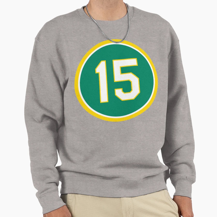 Tim Hudson 15 Jersey Number Sweatshirt - Aesthetic Graphic for Adults - T-Shirt, Sweatshirt, Hoodie