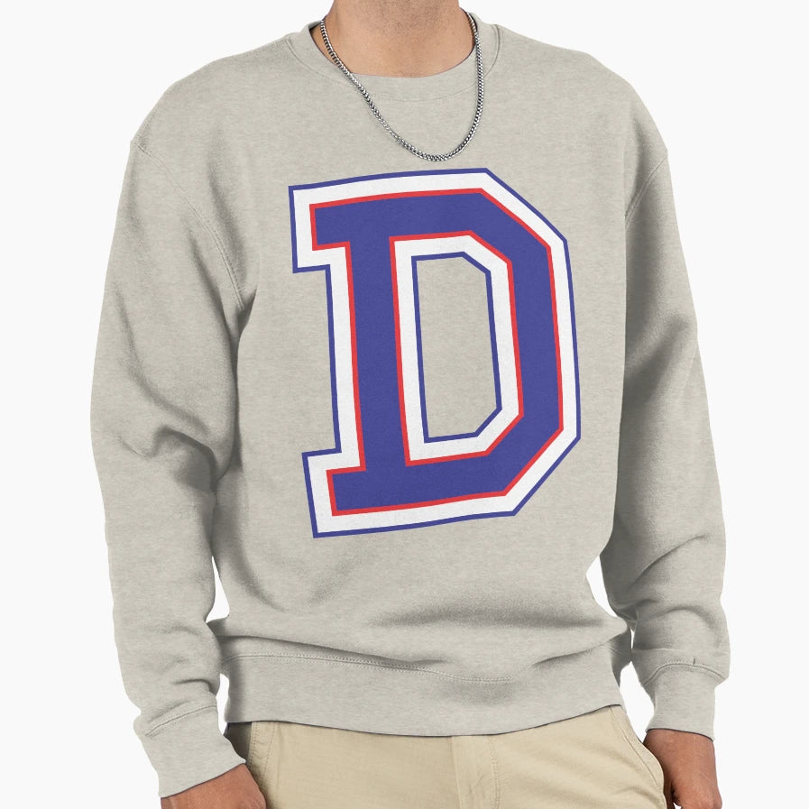Alphabet D Sweatshirt - Novelty Apparel Unisex - T-Shirt, Sweatshirt, Hoodie