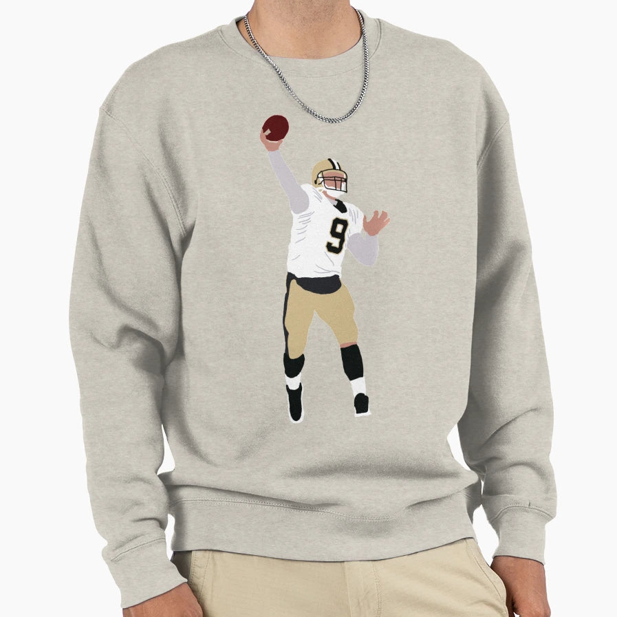 Drew Brees Sweatshirt - Streetwear Style Unisex - T-Shirt, Sweatshirt, Hoodie