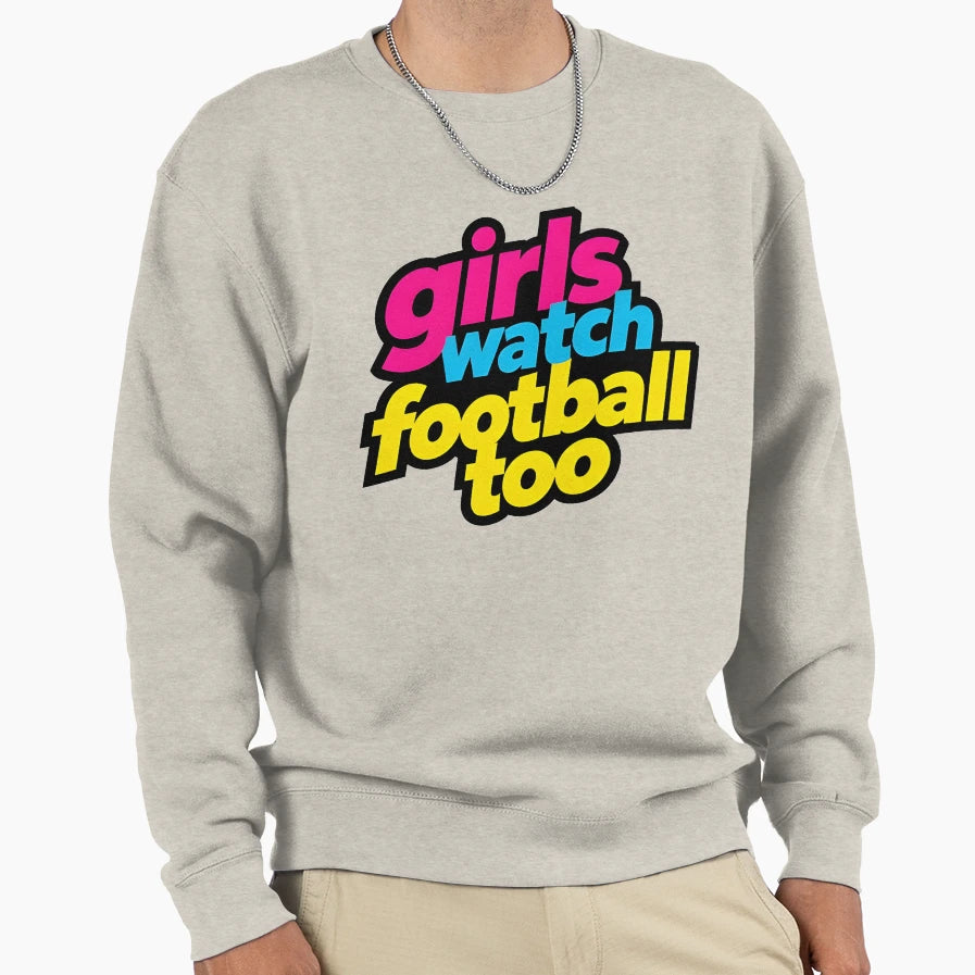 Football Theme Sweatshirt - Custom Art Print Men Women - T-Shirt, Sweatshirt, Hoodie