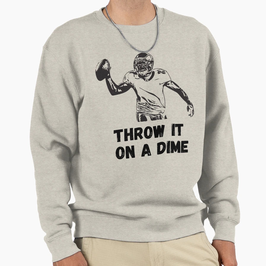 Trace Mcsorley Throw It Dime Sweatshirt - Graphic Print for Adults - T-Shirt, Sweatshirt, Hoodie